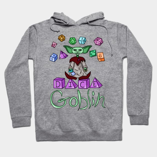 Pastel Dice Goblin Hoodie by Custom Baubles & Designs